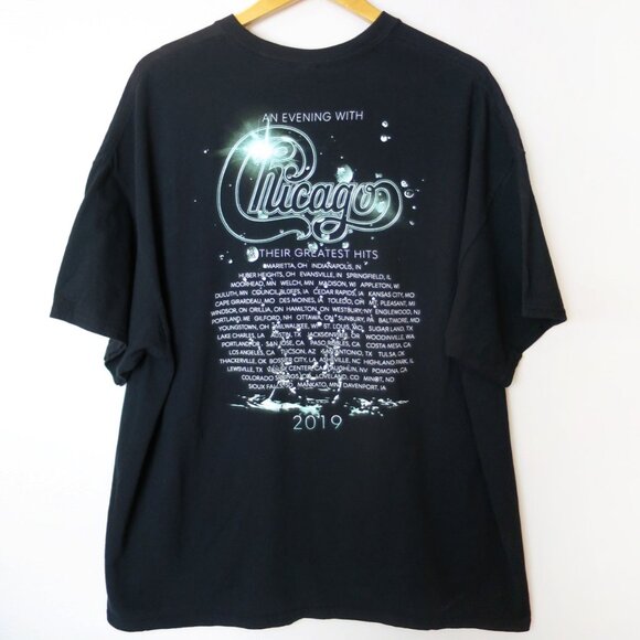Chicago 2019 Greatest Hits Tour T-shirt Band Tee 2XL - Picture 3 of 7